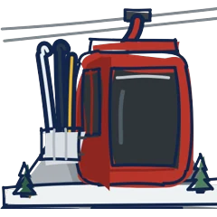 Gondola, drawn for Aspen