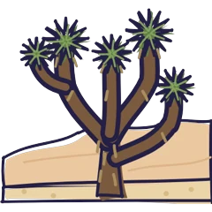 Joshua tree, drawn for Las Vegas