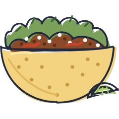 Taco, drawn for Los Angeles