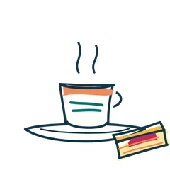 Cafecito, drawn for Miami