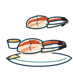 Stone crab, drawn for Miami