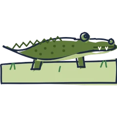 Gator, drawn for Orlando