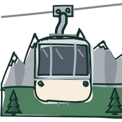 Gondola, drawn for Vail