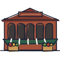 Eastern Market, drawn for Washington, DC